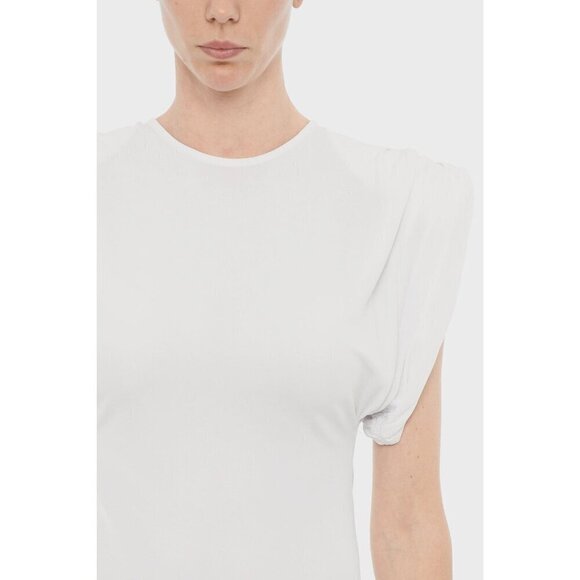 WARDROBE.NYC Sheath Dress iin White Large New Womens Jersey Midi - Picture 10 of 15